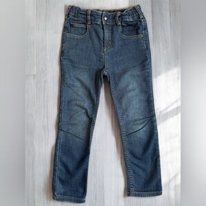 Jacadi Paris Boys Slim Jeans Size 5A 110cm Stretch Denim Adjustable Waist